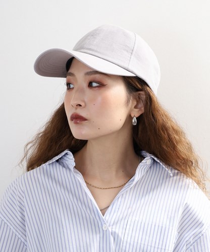 LONG VISOR LINEN CAP