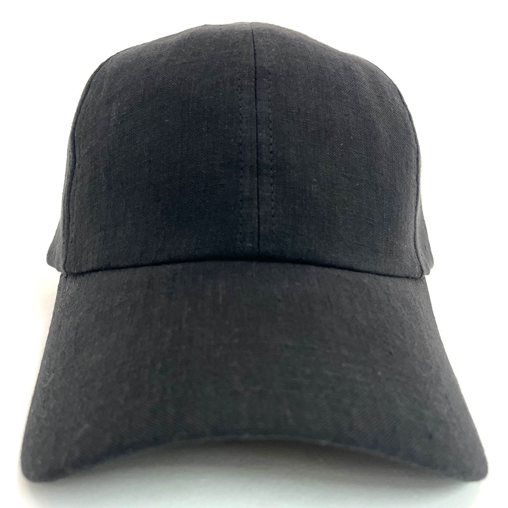 LONG VISOR LINEN CAP