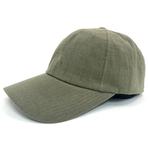 LONG VISOR LINEN CAP