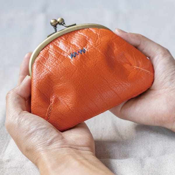 エゾシカ革のがま口 | Maw 【 北海道 スロウなお買い物 ～slowly snowy