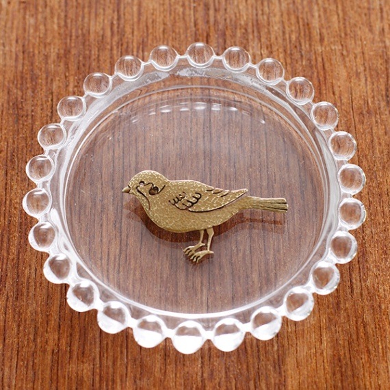 真鍮ブローチ スズメ | 闇月創房 【 北海道 スロウなお買い物 ～slowly