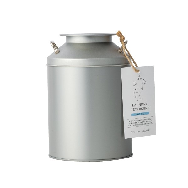 ミルク缶入り洗剤（オリジナル） | とみおかクリーニング 【 北海道