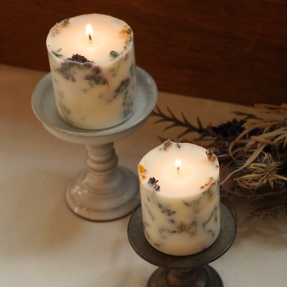 ハーブのソイキャンドル | 草灯 【 北海道 スロウなお買い物 ～slowly