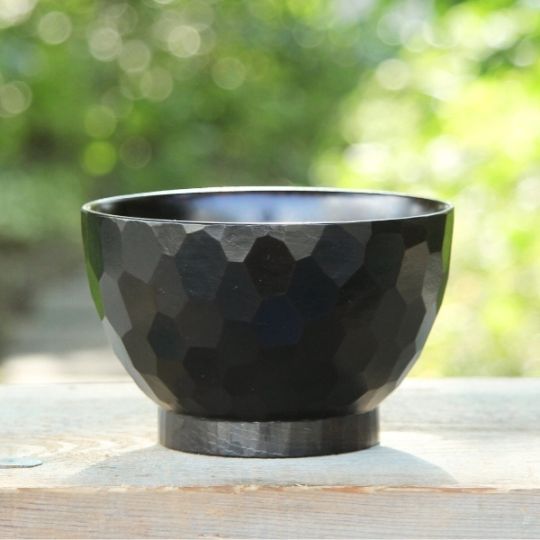 漆塗りの器 高台付き・大 | 瀬戸晋 【 北海道 スロウなお買い物