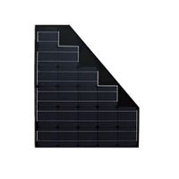 【Eシリーズ 単結晶83W】東芝 太陽光パネル 台形 LPV-83RE-BLK-J|東芝|太陽光パネル