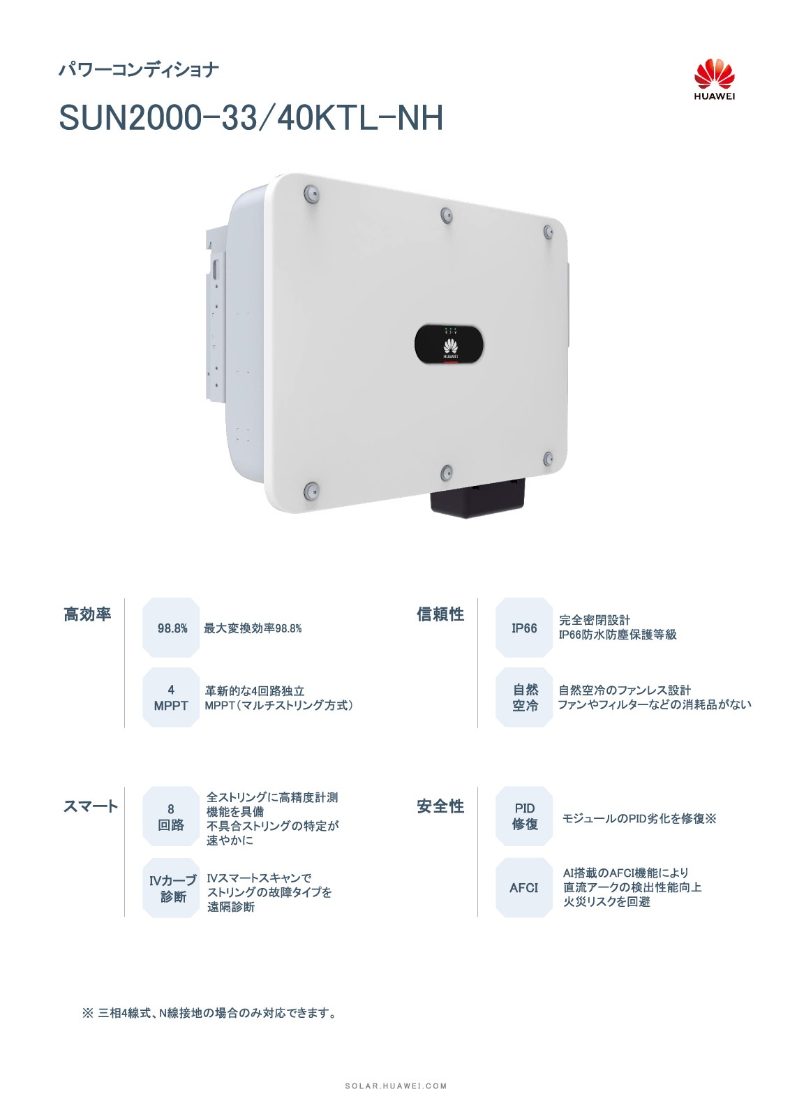 ڻ40kW ⰵѡHUAWEI ѥ拾 SUN2000-40KTL-NH