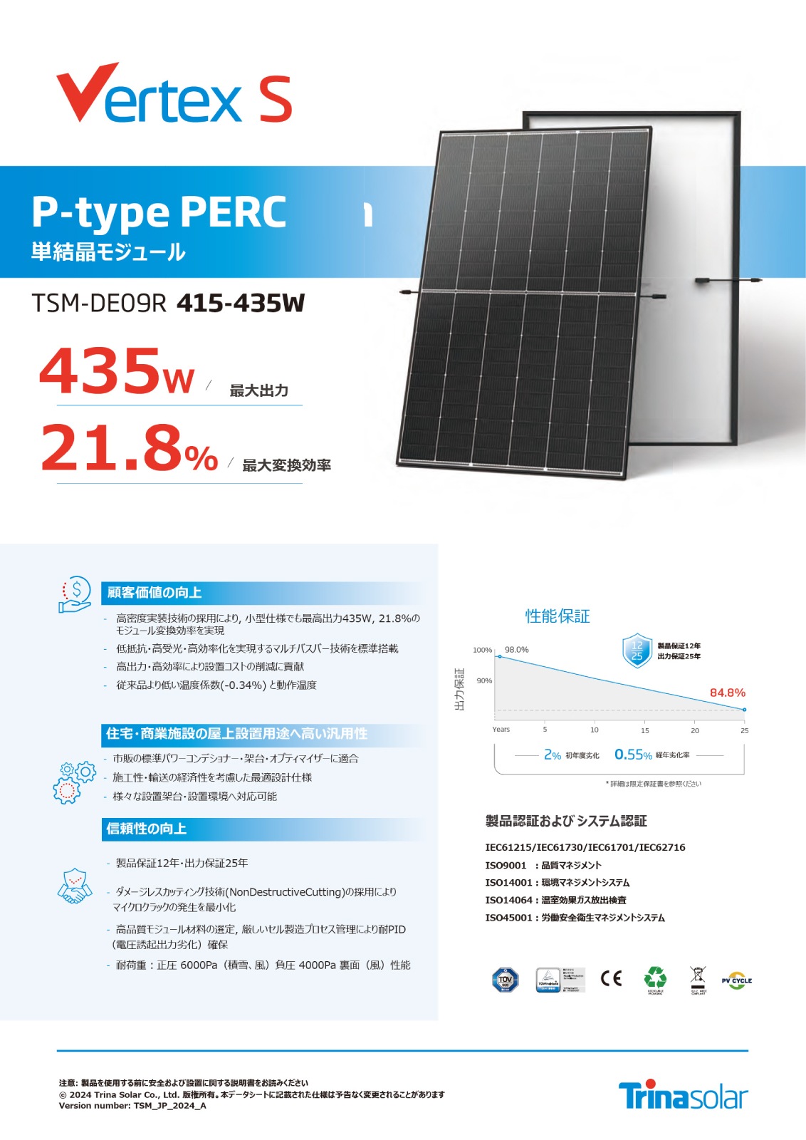 ��ñ�뾽425W�ۥȥ�ʥ����顼 ���۸��ѥͥ� TSM-425DE09R