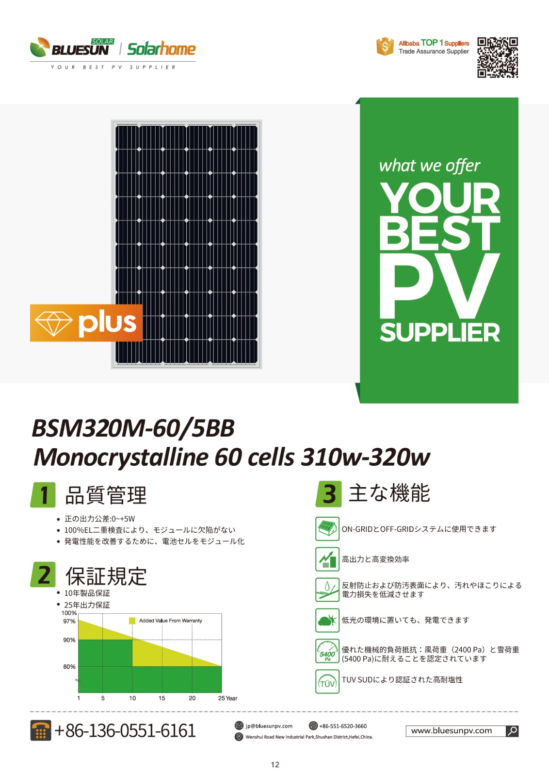 ��ñ�뾽320W 1640��35mm���ۥ֥롼���󥽡��顼 ���۸��ѥͥ� BSM320M-60-1640-35