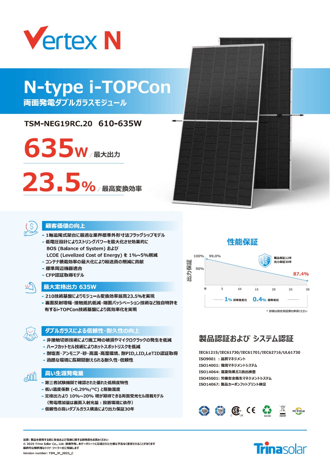 ��ñ�뾽635W ξ��ȯ�šۥȥ�ʥ����顼 ���۸��ѥͥ� TSM-635NEG19RC.20