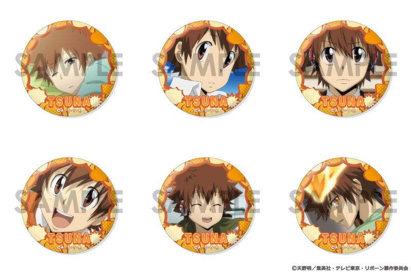 家庭教師ヒットマンREBORN! 缶バッジセット～沢田 綱吉がいっぱい