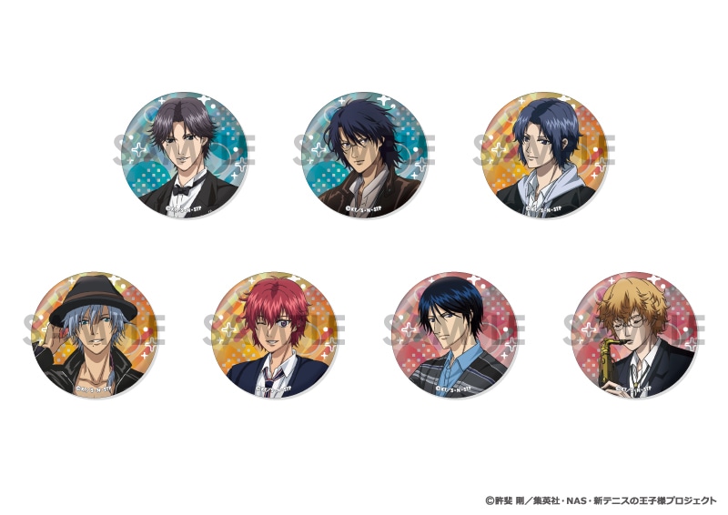 予約】新テニスの王子様 トレーディングホログラム缶バッジ～王子様達