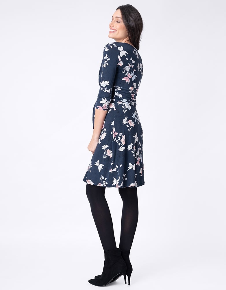 Seraphine Carys ノットフロントセラフィンワンピース 3 4スリーブ フローラルプリント マタニティウェア 授乳服のソルレガロ セラフィン Seraphine を豊富にマタニティー服や授乳ワンピース マタニティ用品 ママコート マタニティ下着 授乳インナーなど幅広く