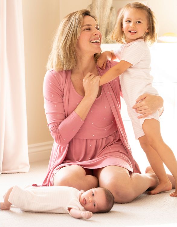 Seraphine WESTLEY ＜授乳対応＞マタニティパジャマセット -ピンク