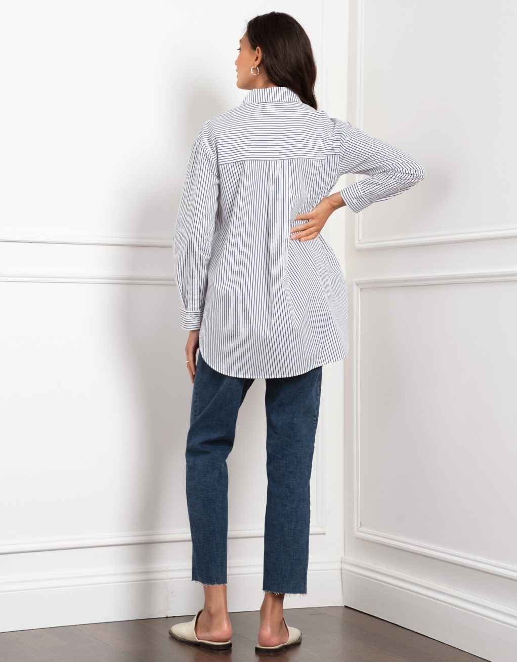 Seraphine SAKURA（サクラ） ＜授乳対応＞ピンストライプマタニティ