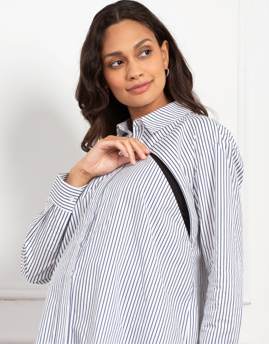 Seraphine SAKURA（サクラ） ＜授乳対応＞ピンストライプマタニティ