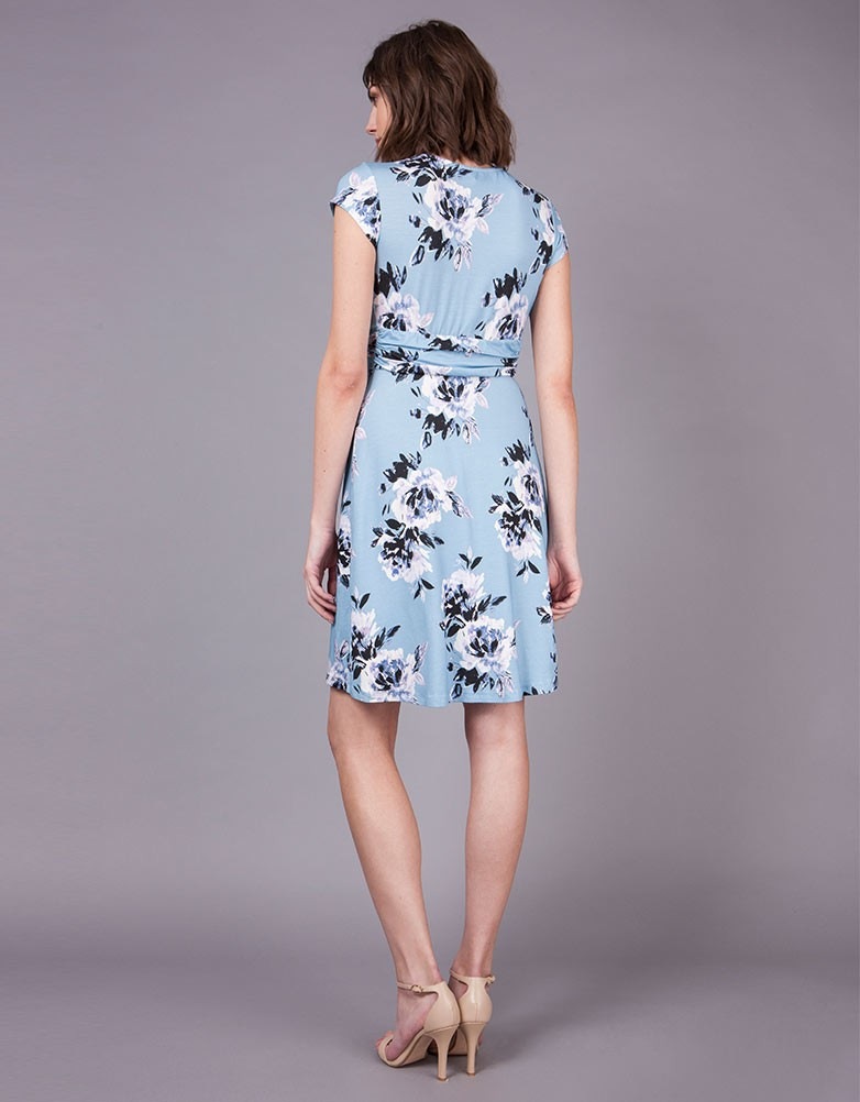 Seraphine Davina ノットフロントセラフィンワンピース ショートスリーブ フローラルプリント Seraphine セラフィン マタニティ マザーズバッグ 授乳服 の人気通販サイト ソルレガロ