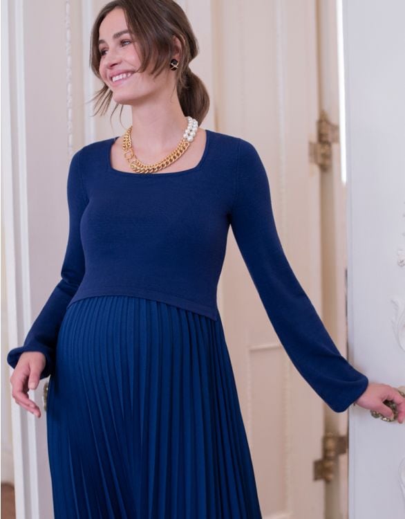 Seraphine YOKO （ヨーコ）＜授乳対応＞ニットトップマタニティミディ