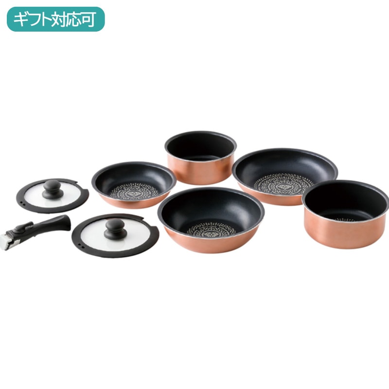 ククナ ダイヤモンドコート着脱鍋8点セット