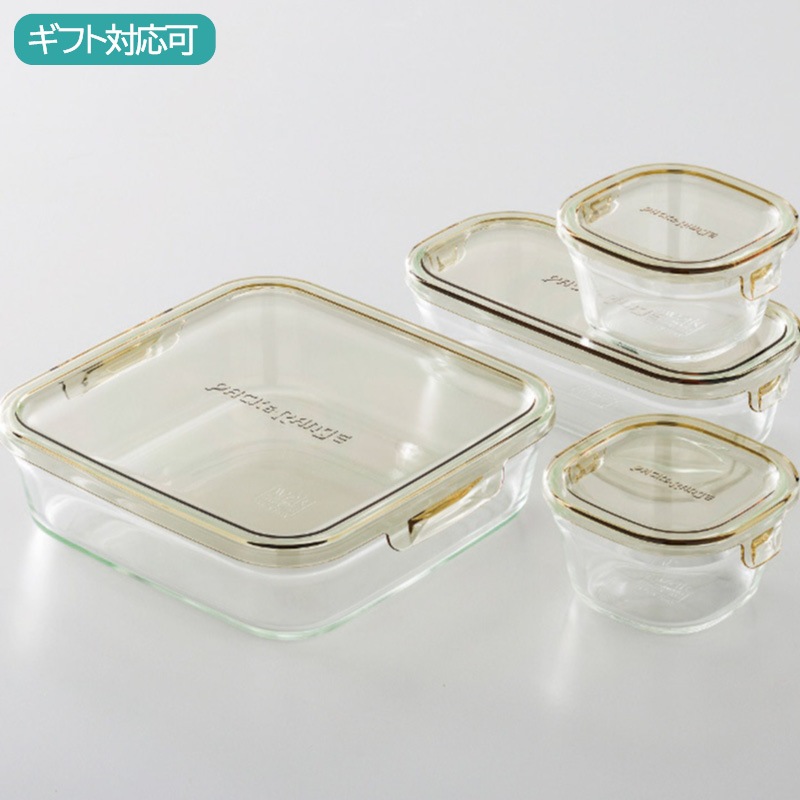 iwaki パック＆レンジシステムセットミニ(耐熱ガラス)