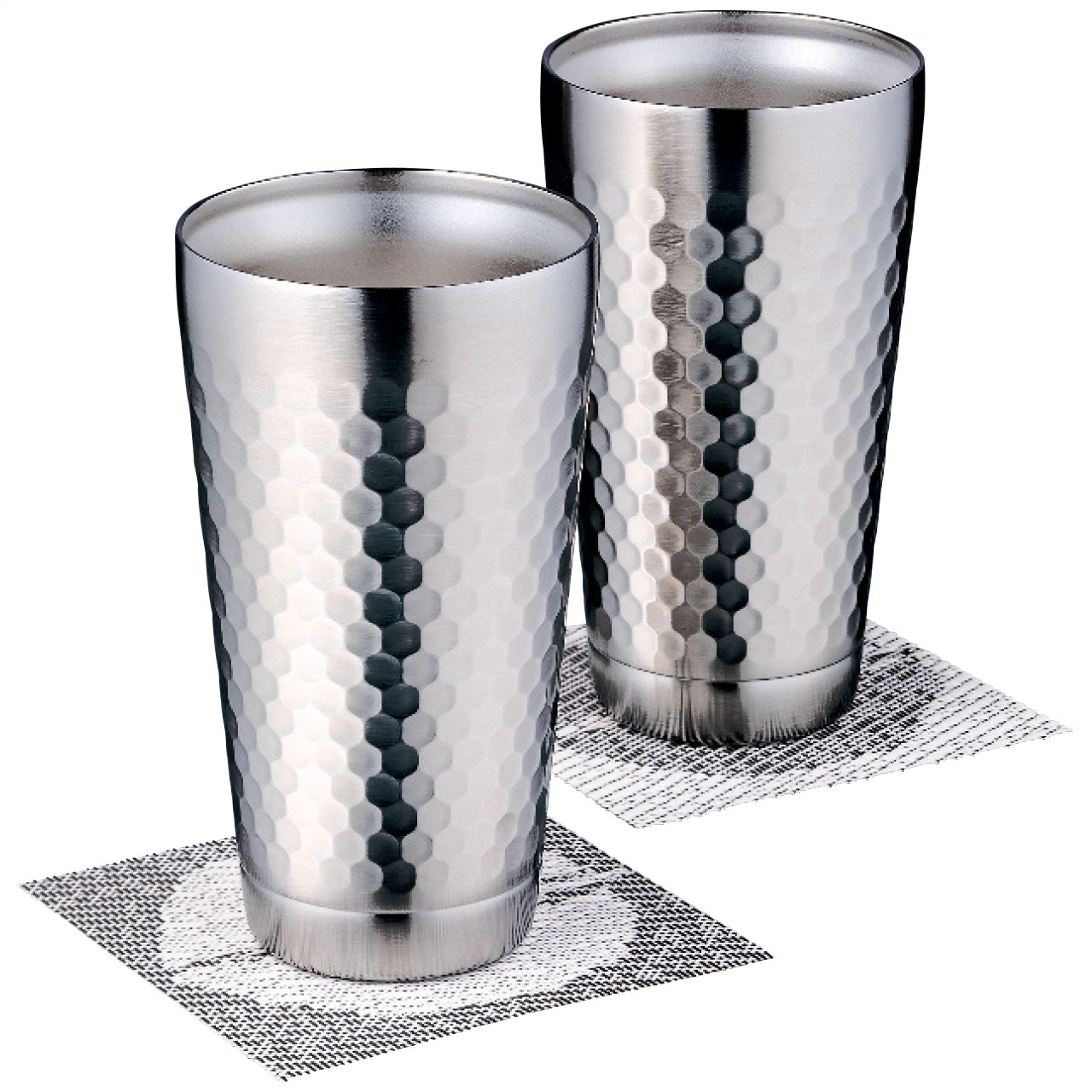 ツチメ 2層タンブラーペア350ml(コースター付)