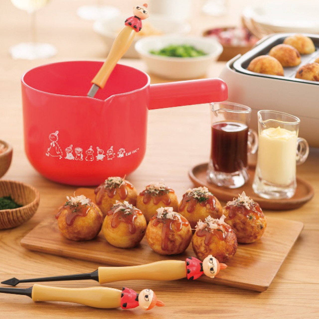 ムーミン×貝印 たこ焼きセット リトルミイ