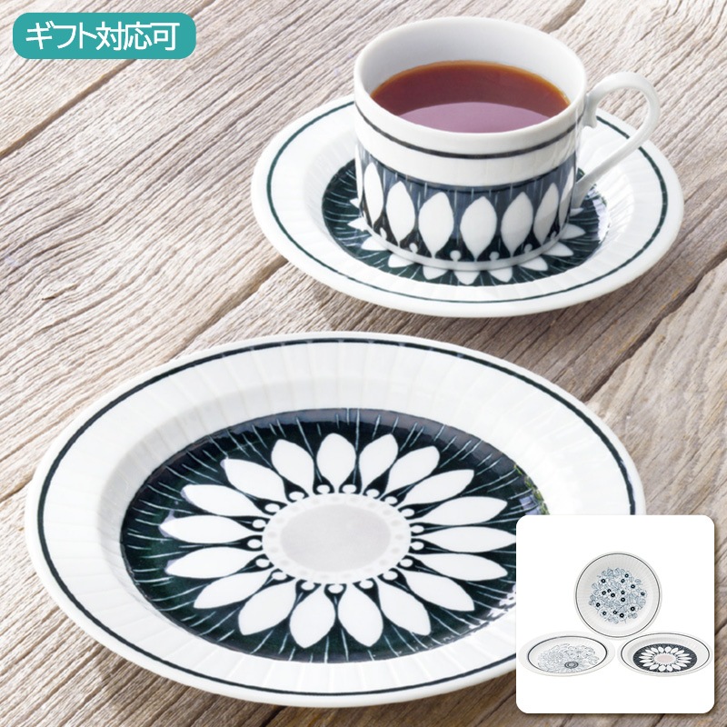 アンティコ アンティコフラワー トリオパスタプレート