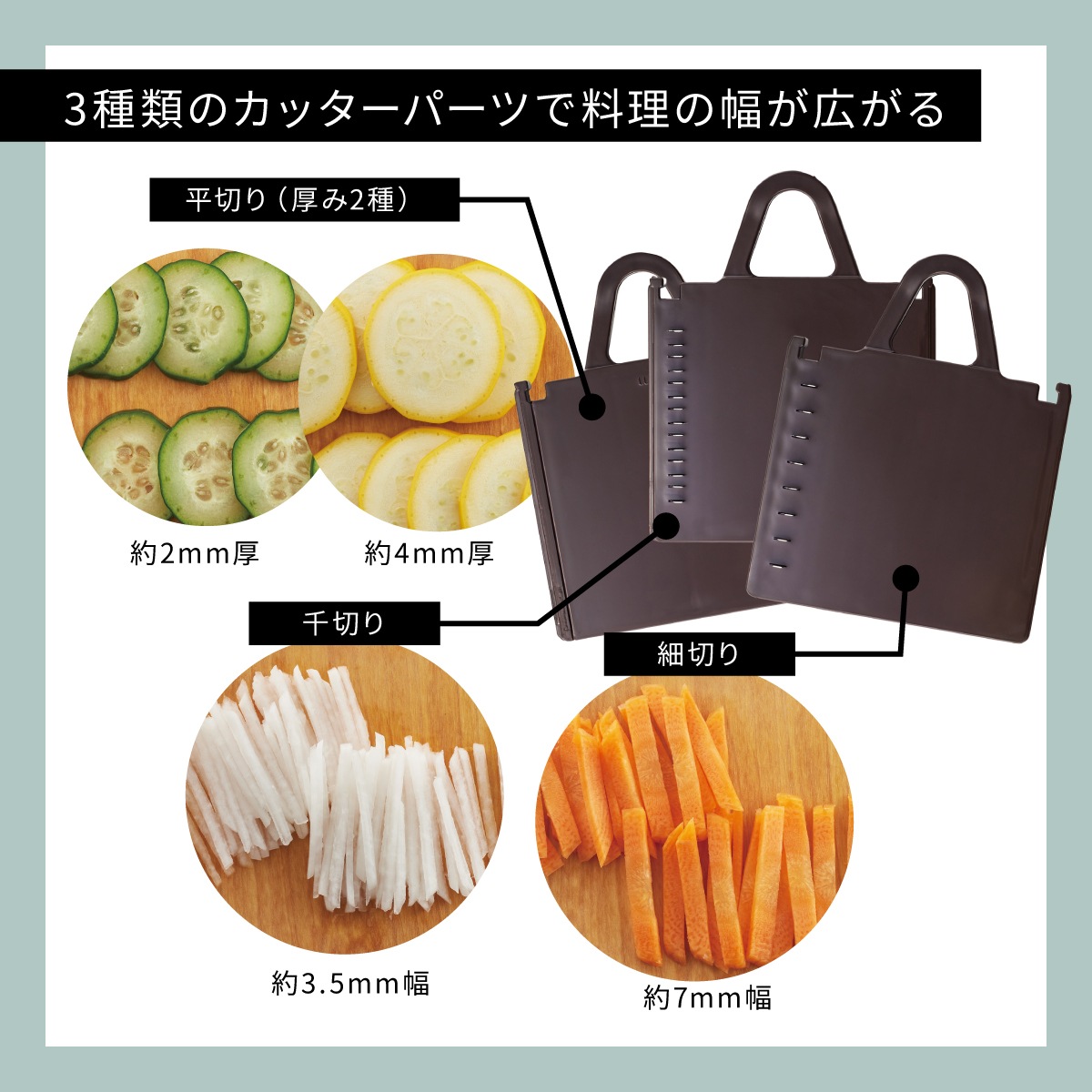 トフィー Toffy セーフティープッシュスライサー PALEAQUA