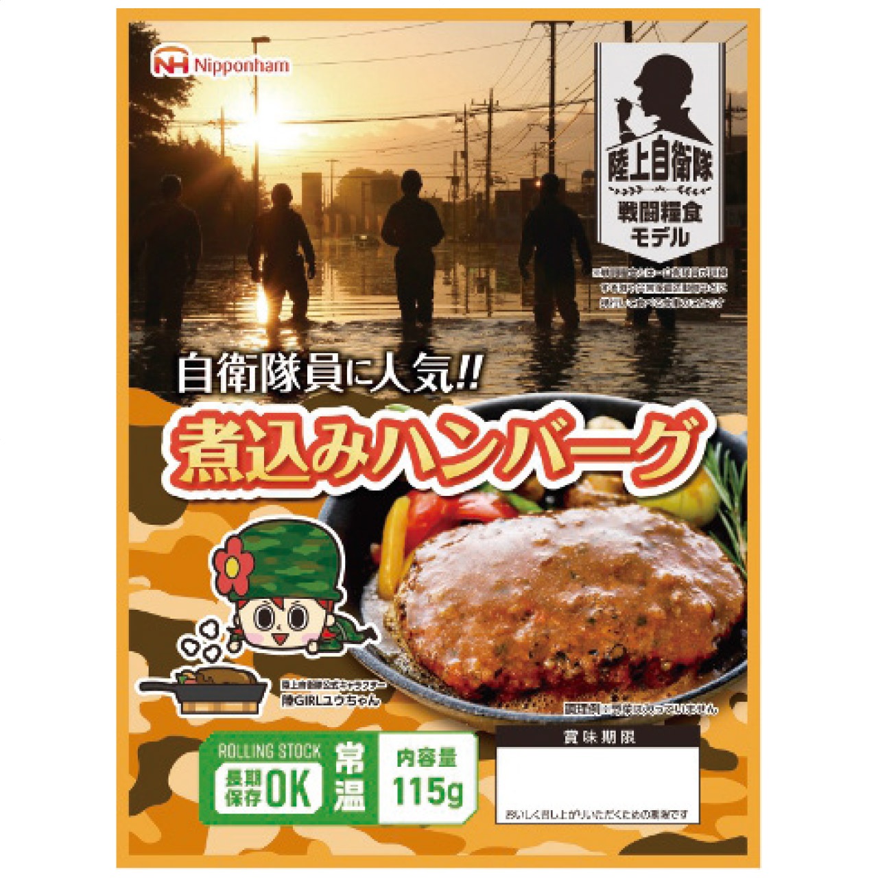 日本ハム 防災食 煮込みハンバーグ(20袋入)