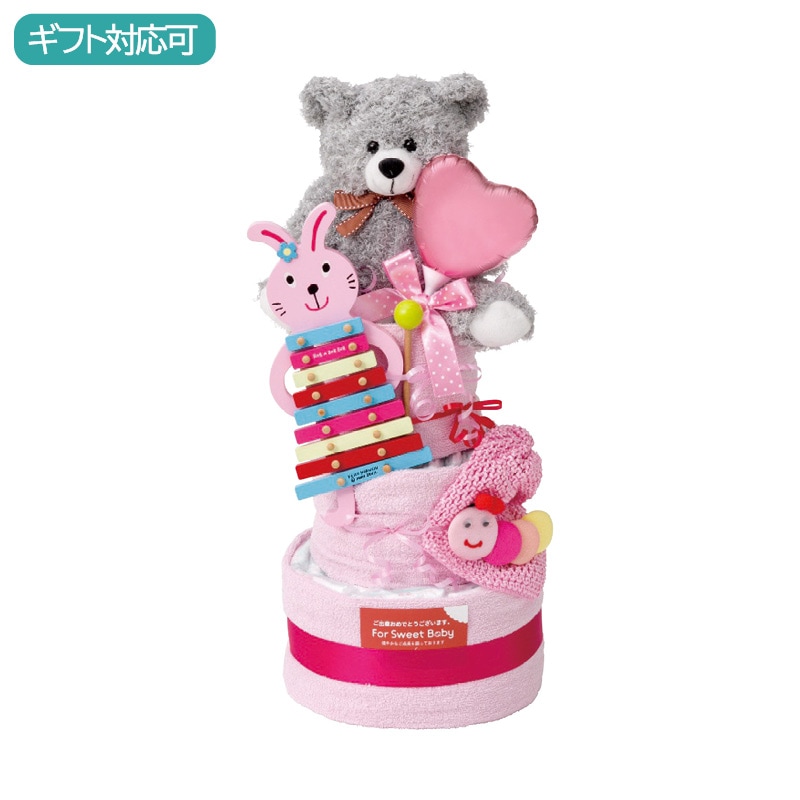 おむつケーキ3段