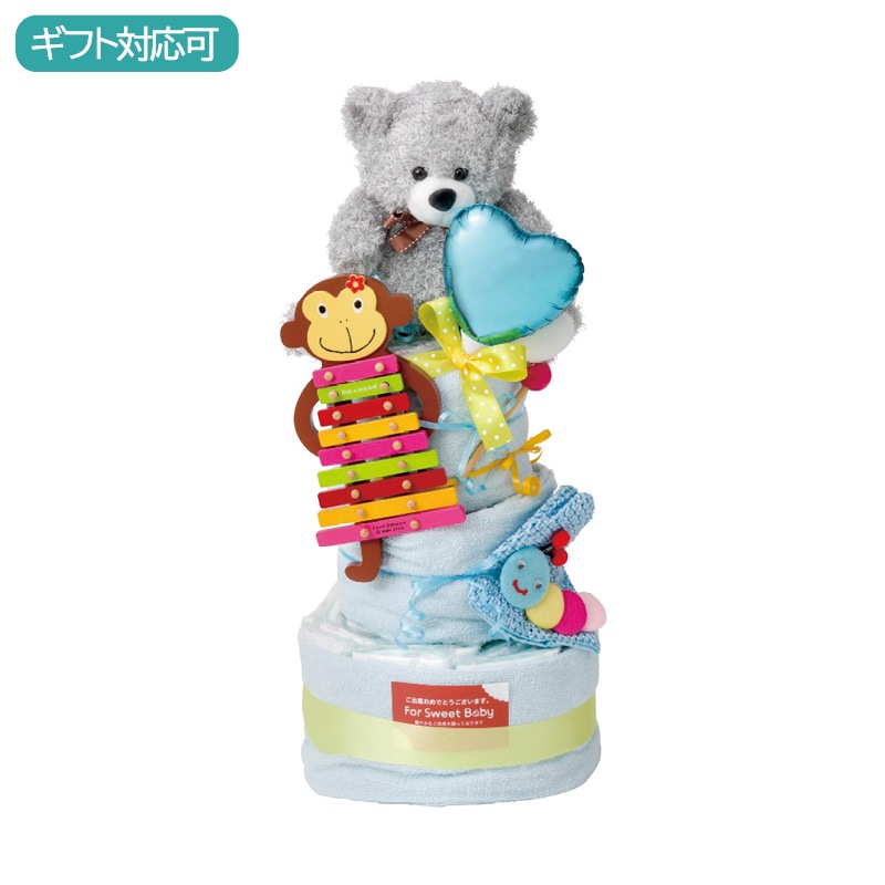 おむつケーキ3段