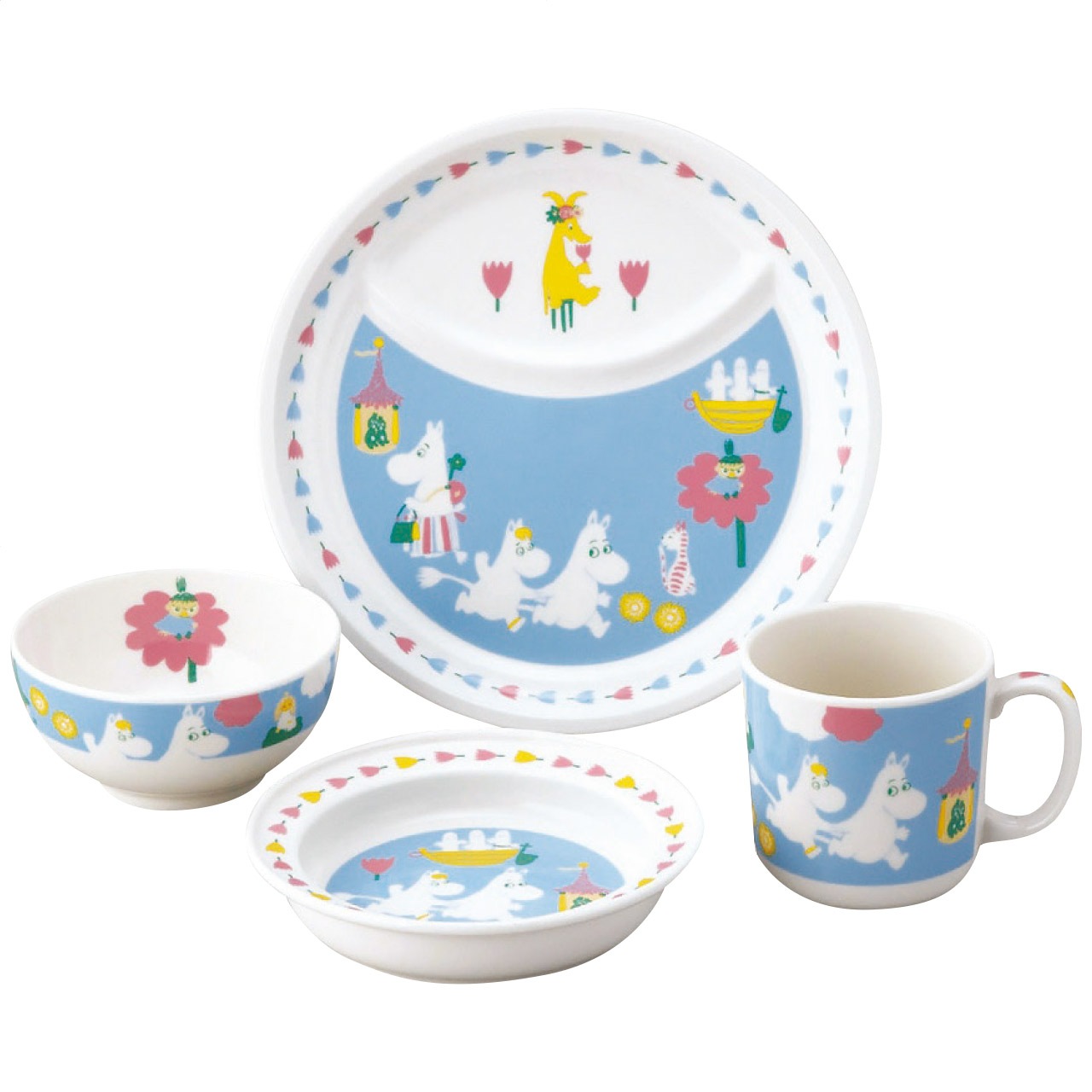ムーミン お子様食器4ピースセット