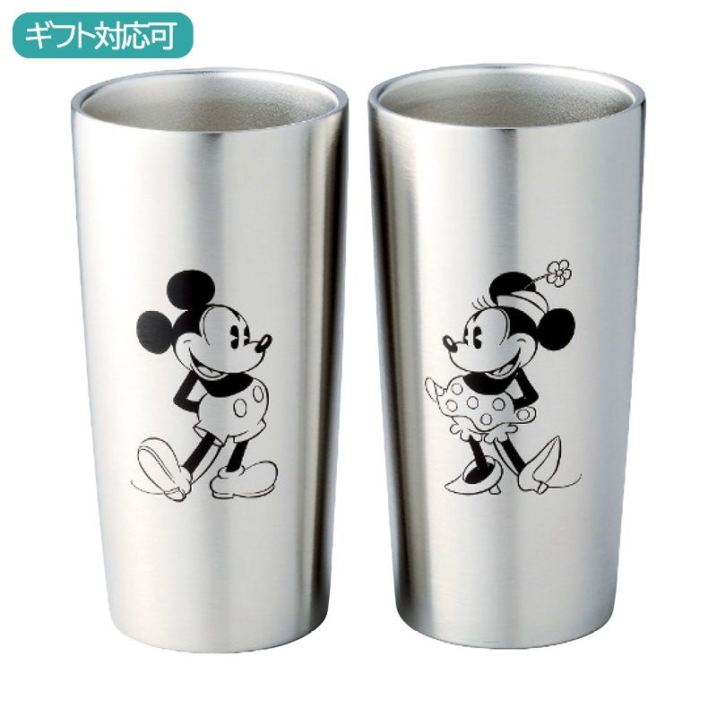 ディズニー ステンレス真空タンブラーセット440ml(ミッキー＆ミニー)
