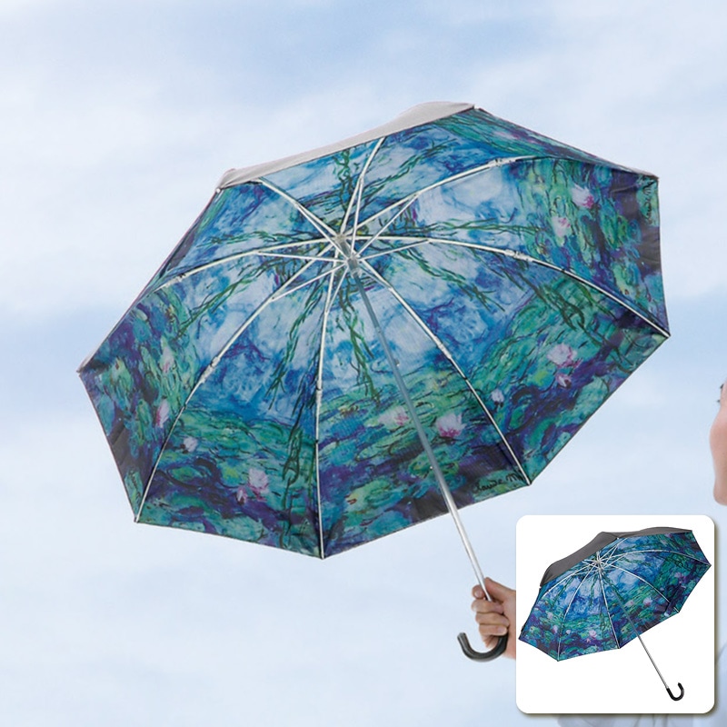 晴雨兼用名画折りたたみ傘