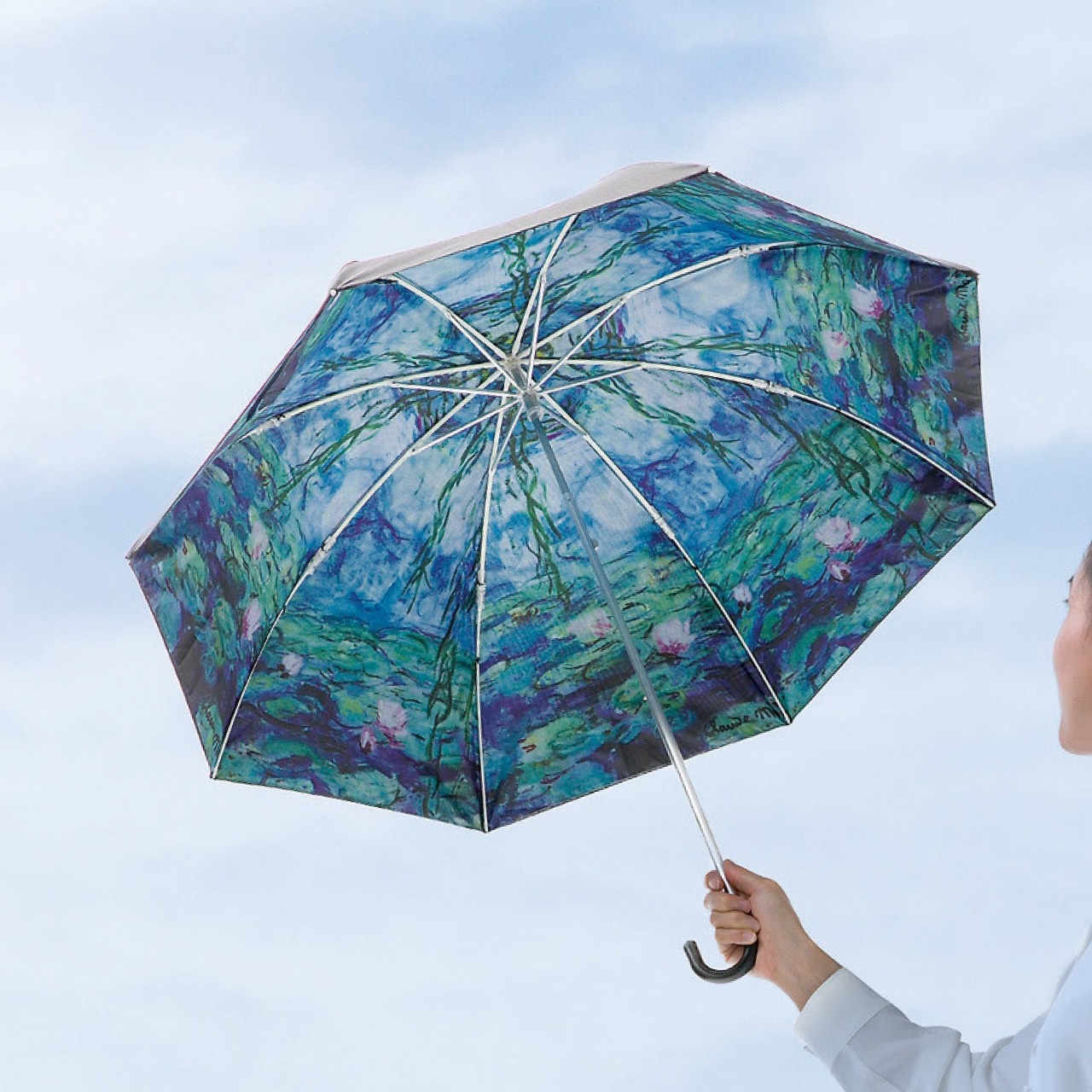 晴雨兼用名画折りたたみ傘