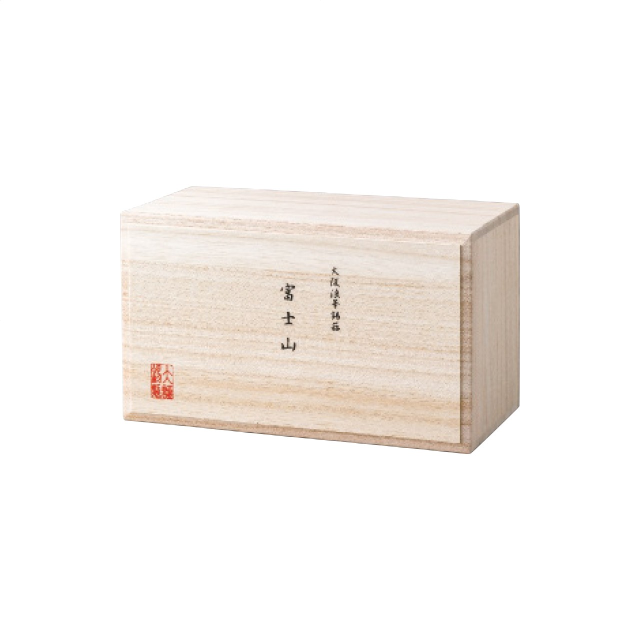 錫製富士山タンブラー180ml(小)青朱ペア