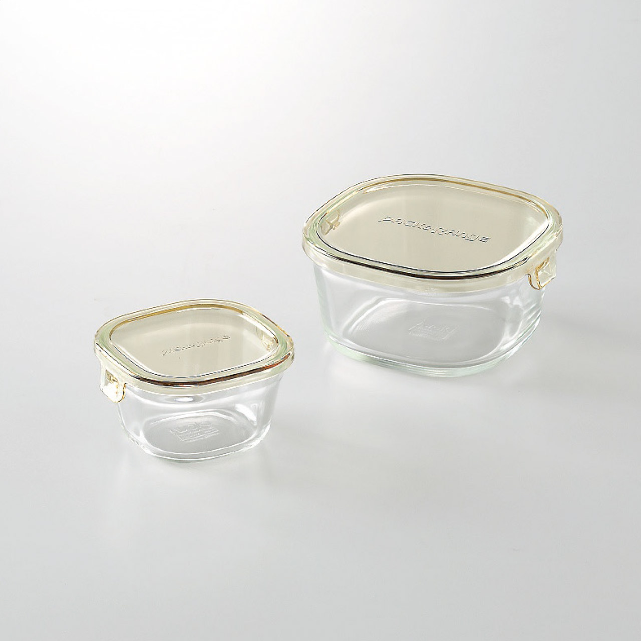 iwaki パック＆レンジ角型2点セットS(耐熱ガラス)