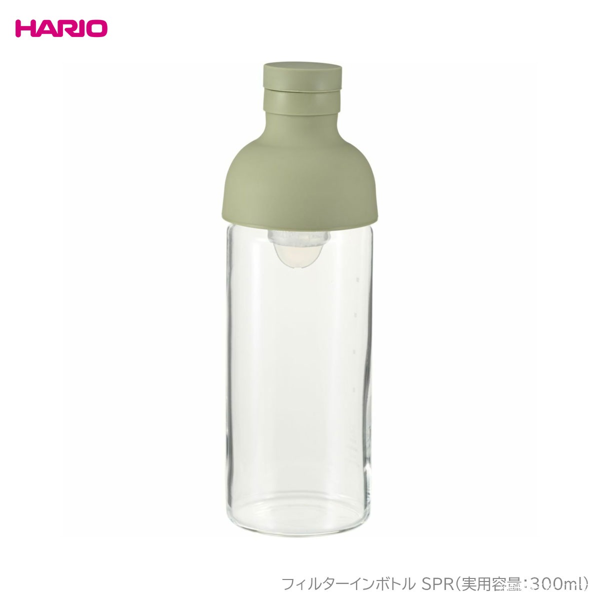 （数量限定品） ハリオ  フィルターインボトル スモーキーグリーン