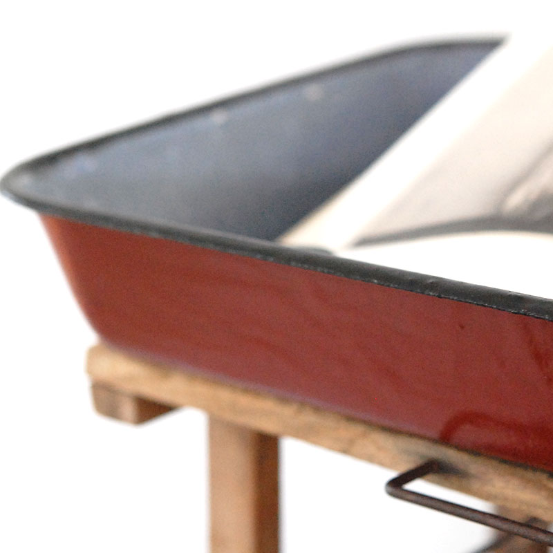 Romanian enamelware / vintage ルーマニア ホーローバット