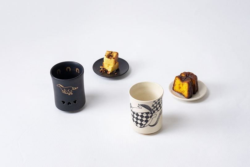 大堀相馬焼 松永窯 KACHI-UMA 選べるペアセット 二重湯呑み | すべての