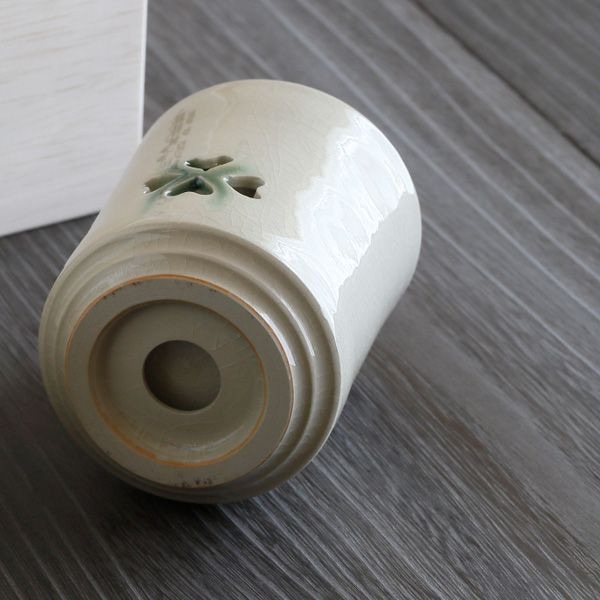 大堀相馬焼 松永窯 木箱入り 夫婦二重湯呑み(アイボリー) | すべての