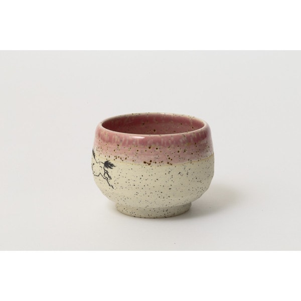 大堀相馬焼 松永窯 砂鉄ぐい呑み(ピンク) | すべての商品 |福島県の