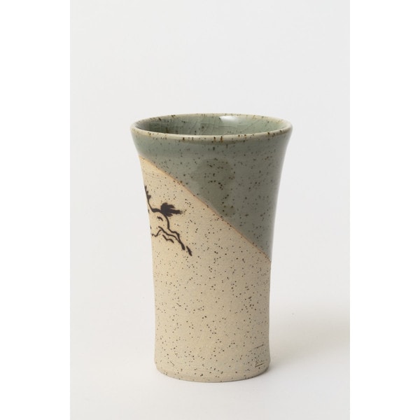 大堀相馬焼 松永窯 小タンブラー(グリーン)