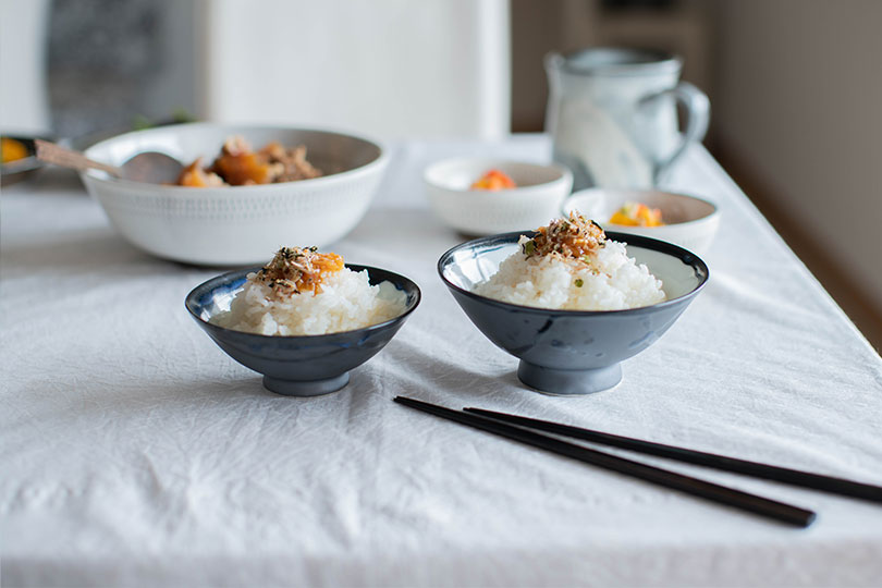 大堀相馬焼 松永窯 飯碗 ブラック(小)