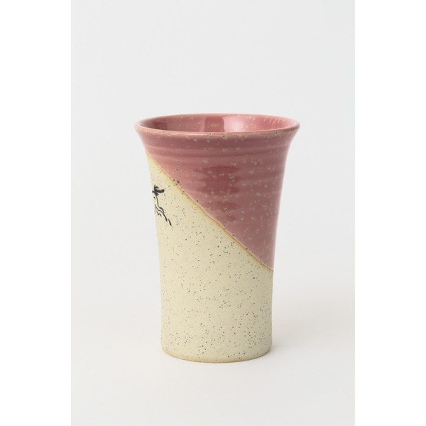 再値下げレア物タイムセール、新品未使用、大堀相馬焼き花瓶、相馬焼き、14代近徳 大堀相馬焼 松永窯 KACHI-UMA06 by寺内ユミ 二重湯呑み | すべての商品