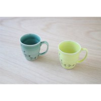 大堀相馬焼 松永窯 馬九行久(うまくいく)マグカップ 2色セット