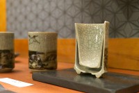 大堀相馬焼 松永窯 二重湯呑み(2.6寸)