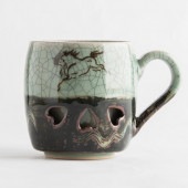 大堀相馬焼 休閑窯 二重マグカップ（丸型）|休閑窯|窯元で探す