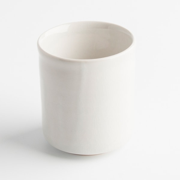 大堀相馬焼 二重湯呑み 無地(白) | すべての商品 |福島県の伝統工芸品