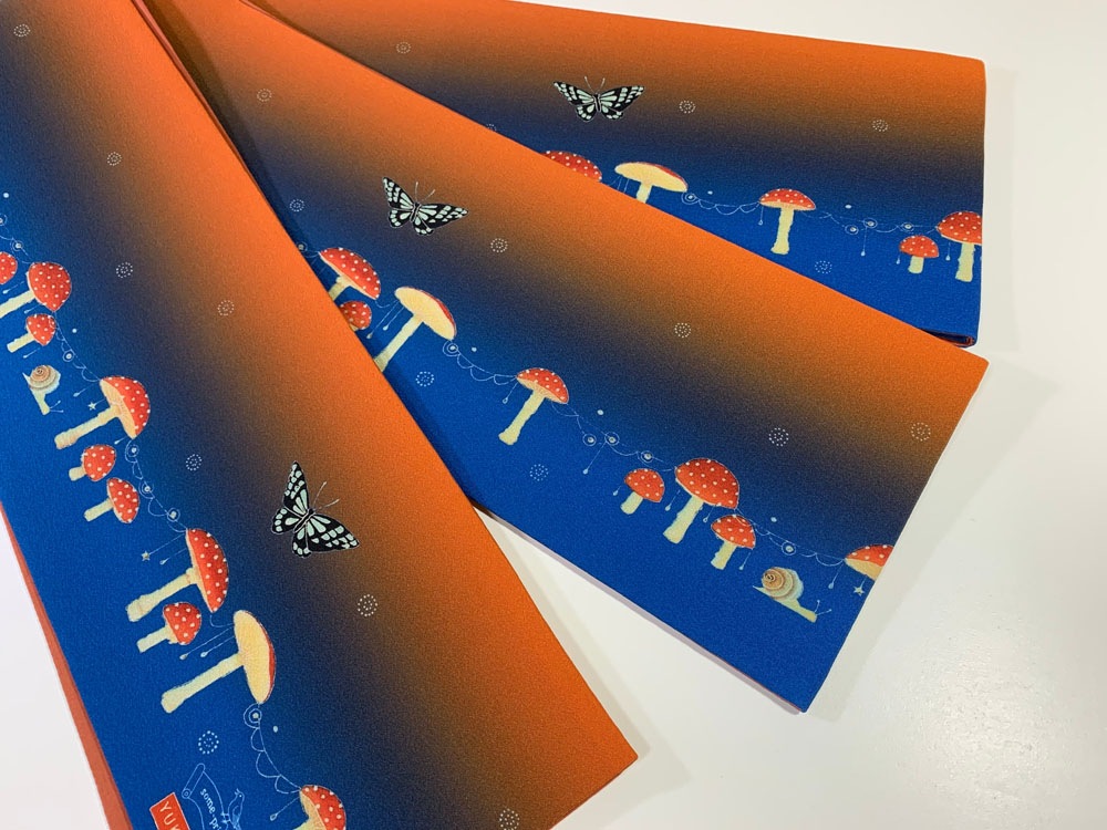 some-pri 半幅帯「ベニテングタケ」オレンジ系【受注生産品】 追加画像1