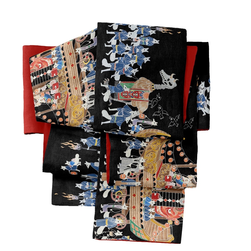 some-pri 半幅帯「祭礼」黒【受注生産品】 追加画像2